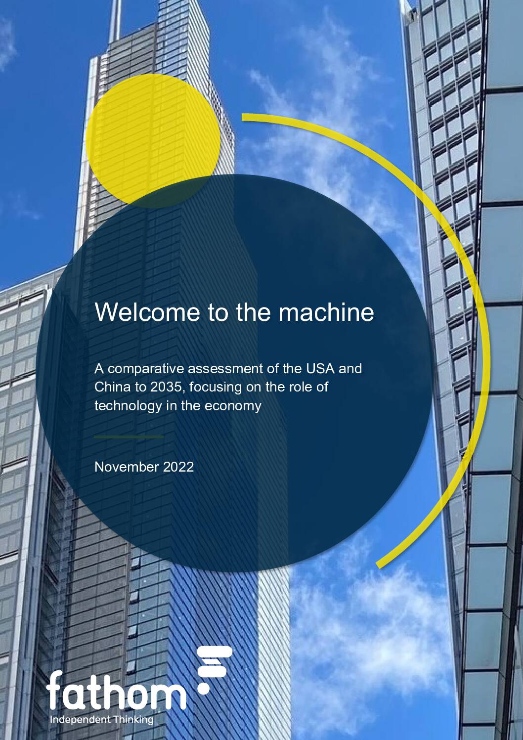 Cover of 'Welcome to the machine' report