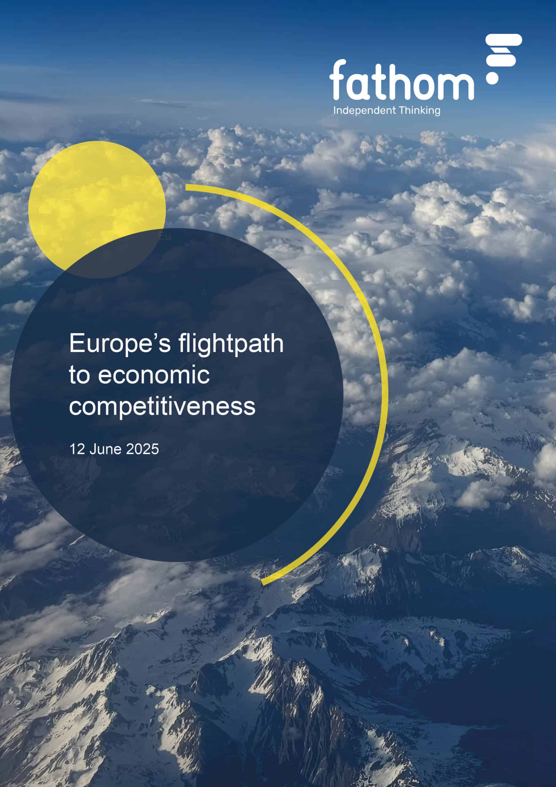 Cover of Europe's flightpath to economic competitiveness report