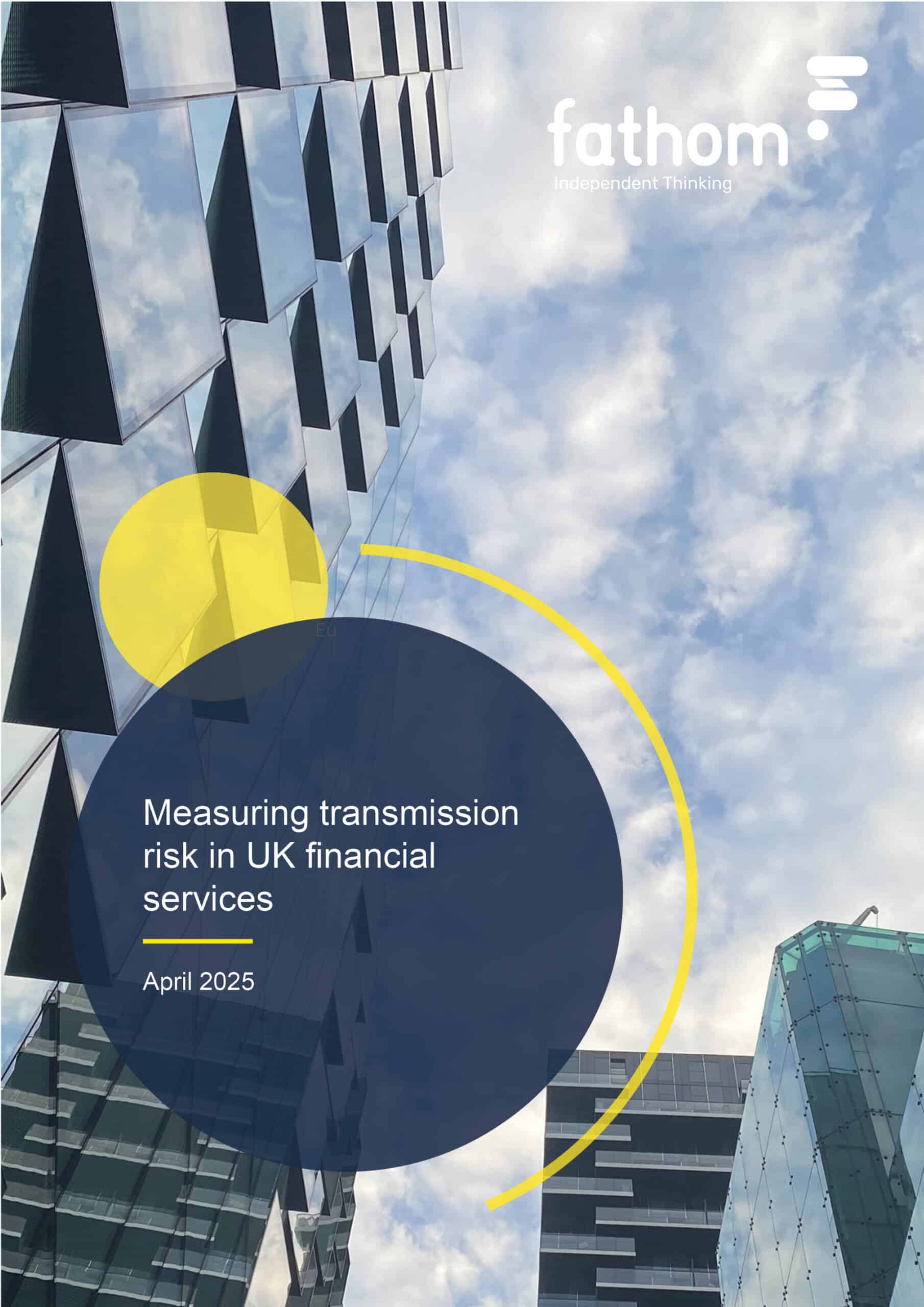 Cover of 'Measuring transition risk in UK financial services' report