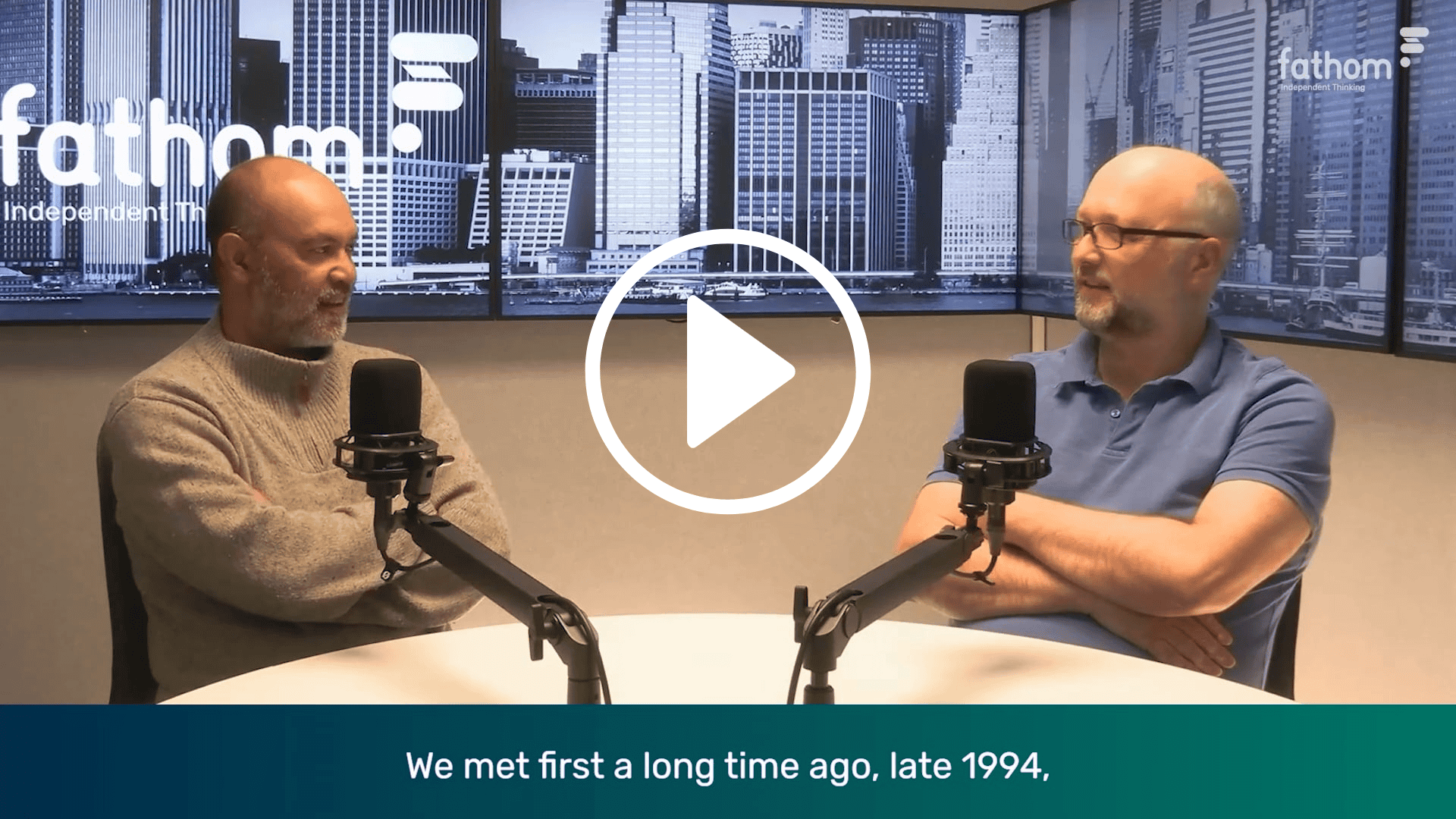 Still from a video in which Erik Britton and shamik Dhar discuss lessons from the Bank of England